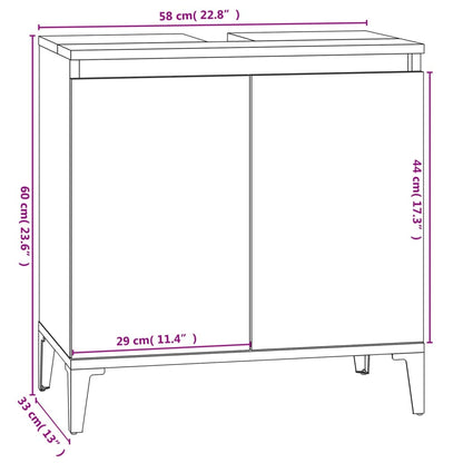 Ensemble de meubles salle de bain 3 pcs blanc bois d'ingénierie