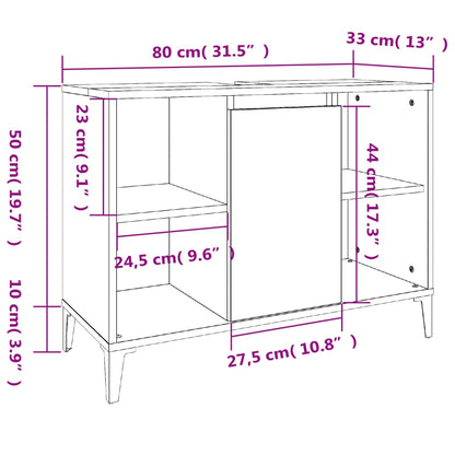 Ensemble de meubles salle de bain 3 pcs blanc bois d'ingénierie