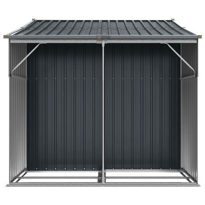 Abri de jardin anthracite 277x192,5x179 cm acier galvanisé