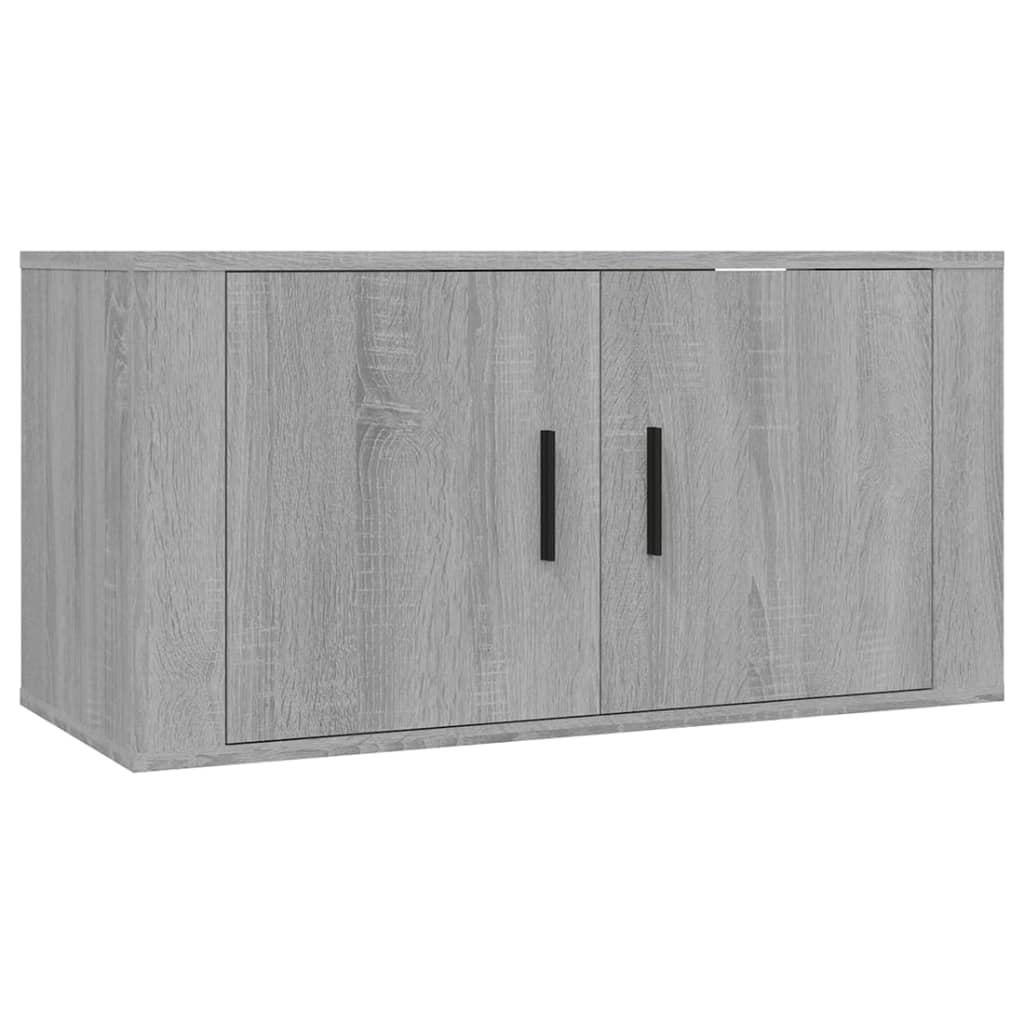 Meubles TV muraux 2 pcs sonoma gris 80x34,5x40 cm