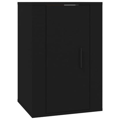 Ensemble de meubles TV 3 pcs Noir Bois d'ingénierie