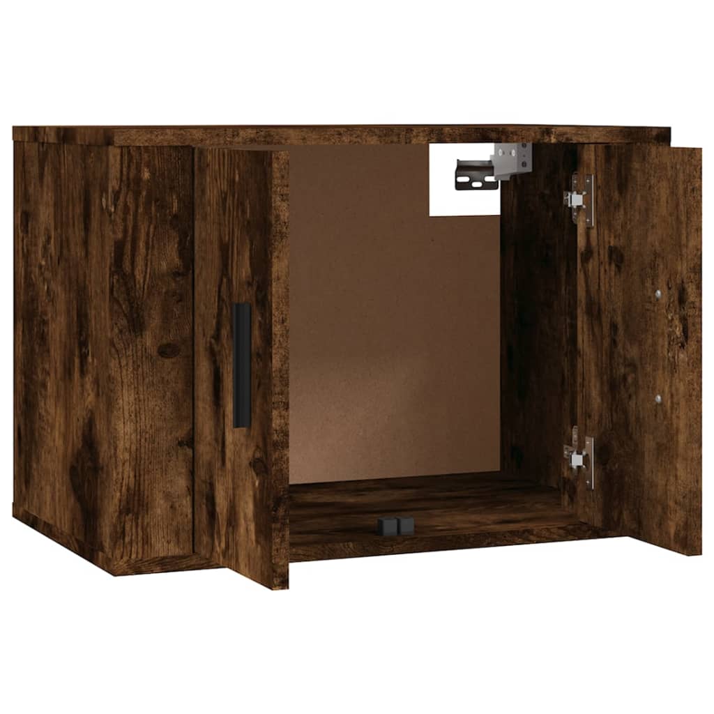 Ensemble de meubles TV 2 pcs Chêne fumé Bois d'ingénierie