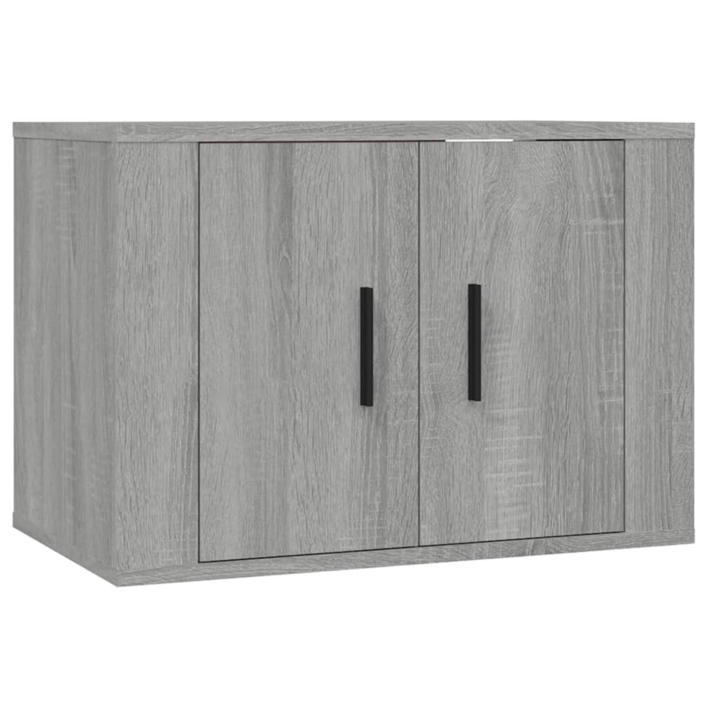 Ensemble de meubles TV 2 pcs Sonoma gris Bois d'ingénierie