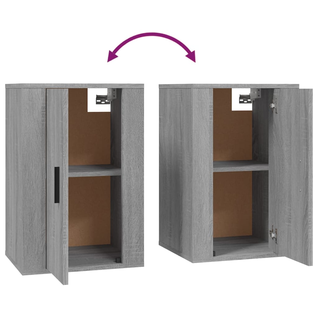 Ensemble de meubles TV 2 pcs Sonoma gris Bois d'ingénierie