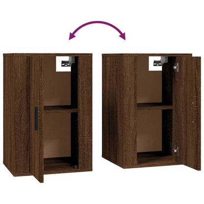 Ensemble de meubles TV 2 pcs Chêne marron Bois d'ingénierie