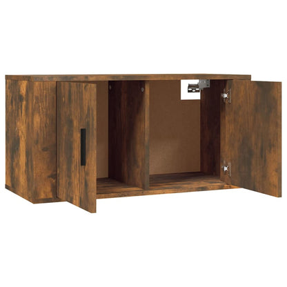 Ensemble de meubles TV 3 pcs Chêne fumé Bois d'ingénierie