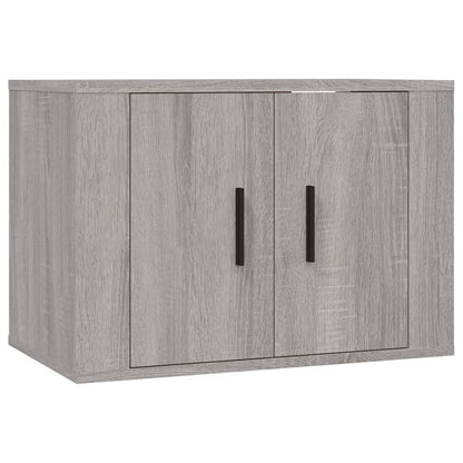 Ensemble de meubles TV 2 pcs Sonoma gris Bois d'ingénierie