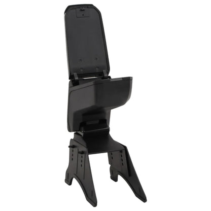 Universal black car armrest 14x30x(32-48.5) cm ABS