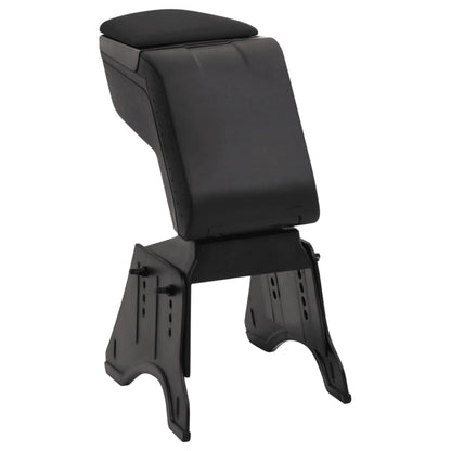 Universal black car armrest 14x30x(32-48.5) cm ABS