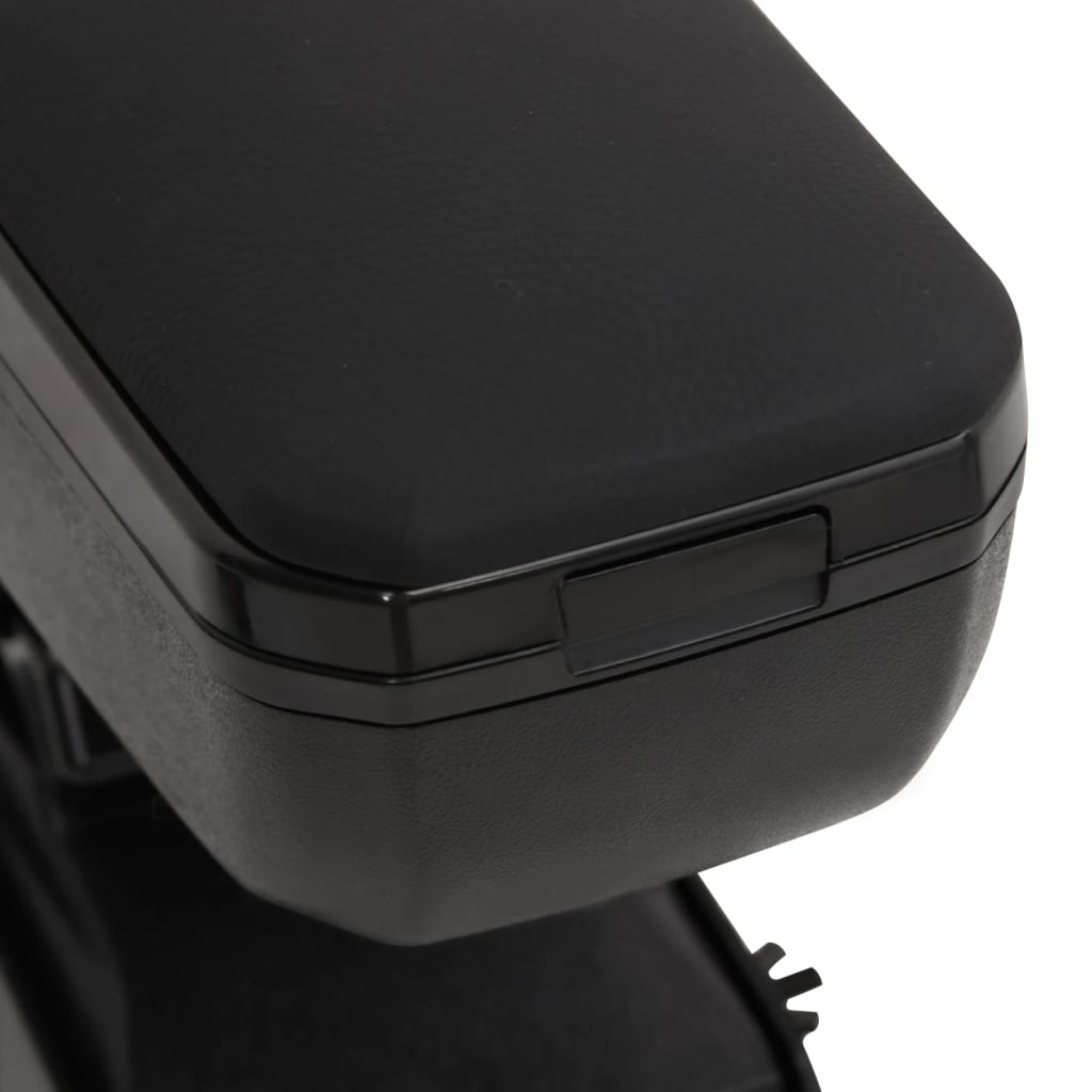 Universal black car armrest 14x30x(32-48.5) cm ABS