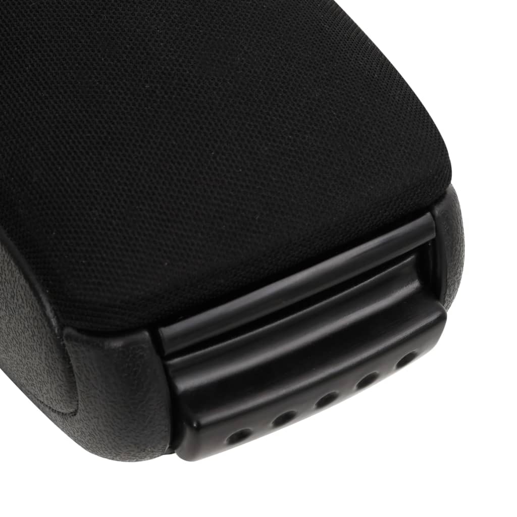 Reposabrazos para coche negro 13x34x(36,5-53) cm ABS