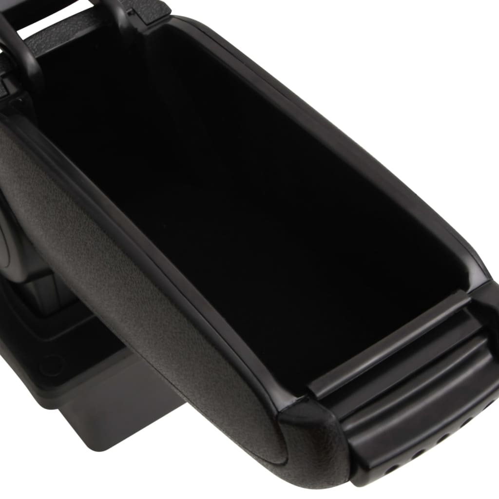 Reposabrazos para coche negro 14x33x(32-48,5) cm ABS