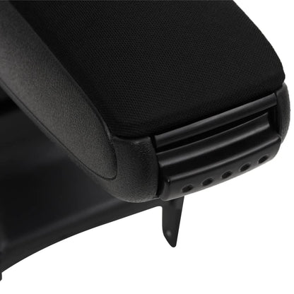 Reposabrazos para coche negro 15x35x(30-47) cm ABS