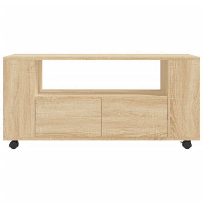 Meubles TV chêne sonoma 102x34,5x43 cm bois d'ingénierie