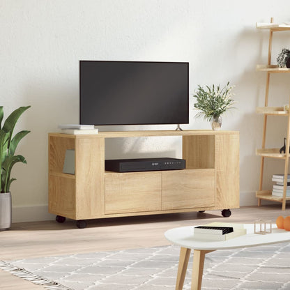 Meubles TV chêne sonoma 102x34,5x43 cm bois d'ingénierie