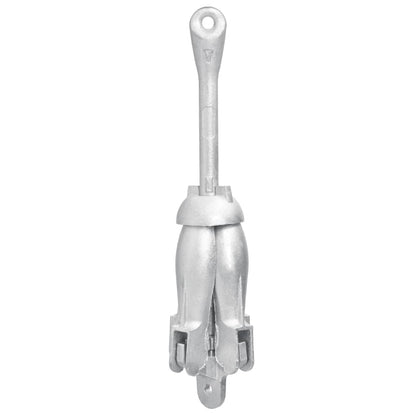 Silver folding anchor 2.5 kg malleable iron