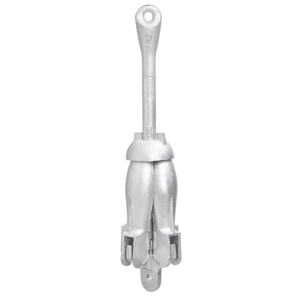 Silver folding anchor 3.2 kg malleable iron