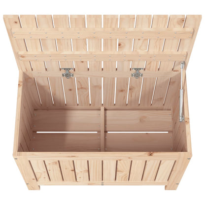 Boîte de rangement de jardin 76x42,5x54 cm Bois massif de pin