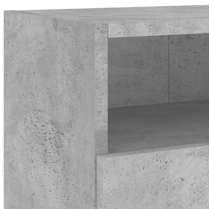 Meubles TV muraux 2pcs gris béton 100x30x30cm bois d'ingénierie