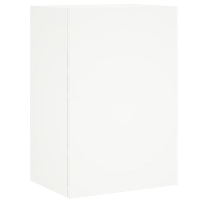 Meubles TV muraux 2 pcs blanc 40,5x30x60 cm bois d'ingénierie