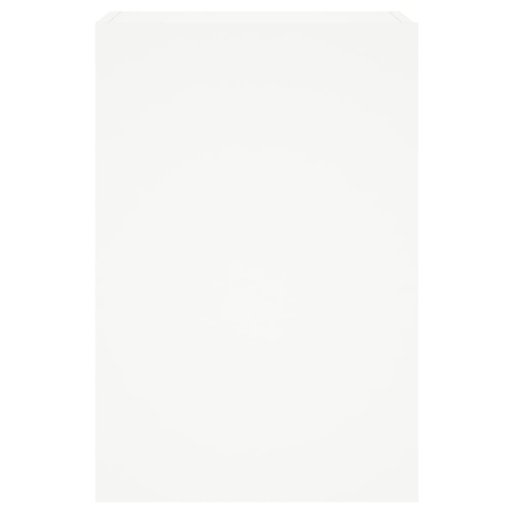 Meubles TV muraux 2 pcs blanc 40,5x30x60 cm bois d'ingénierie