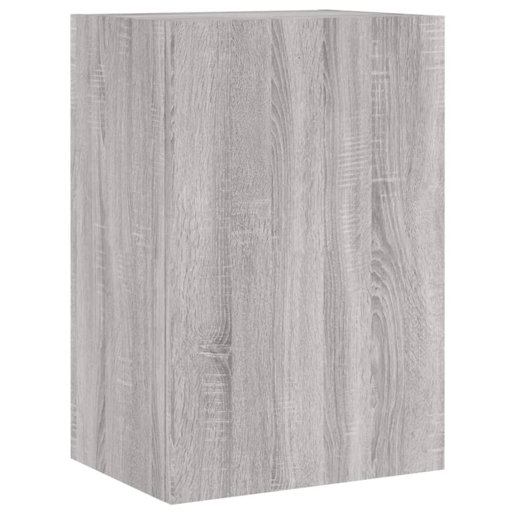 Meubles TV muraux 2pcs sonoma gris 40,5x30x60cm bois ingénierie