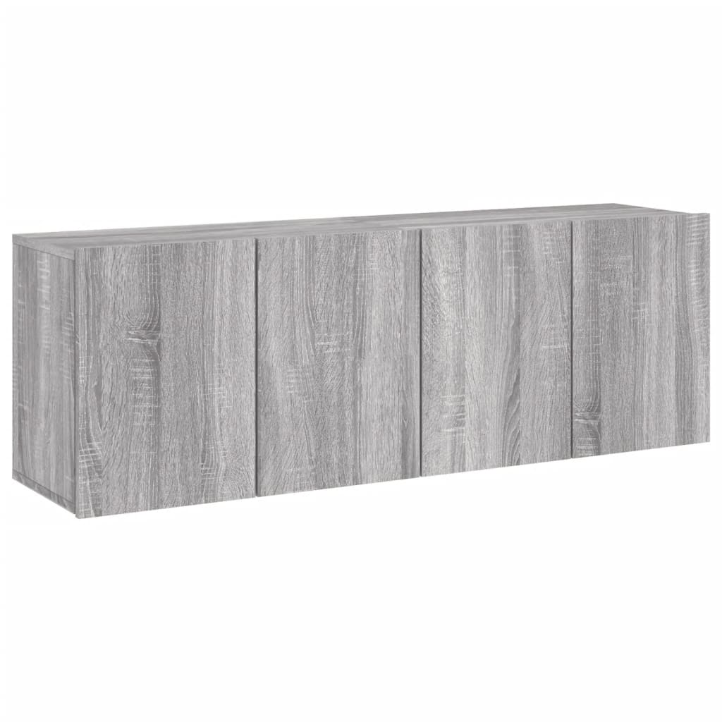 Meubles TV muraux 2 pcs sonoma gris 60x30x41 cm