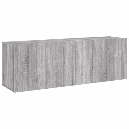 Meubles TV muraux 2 pcs sonoma gris 60x30x41 cm