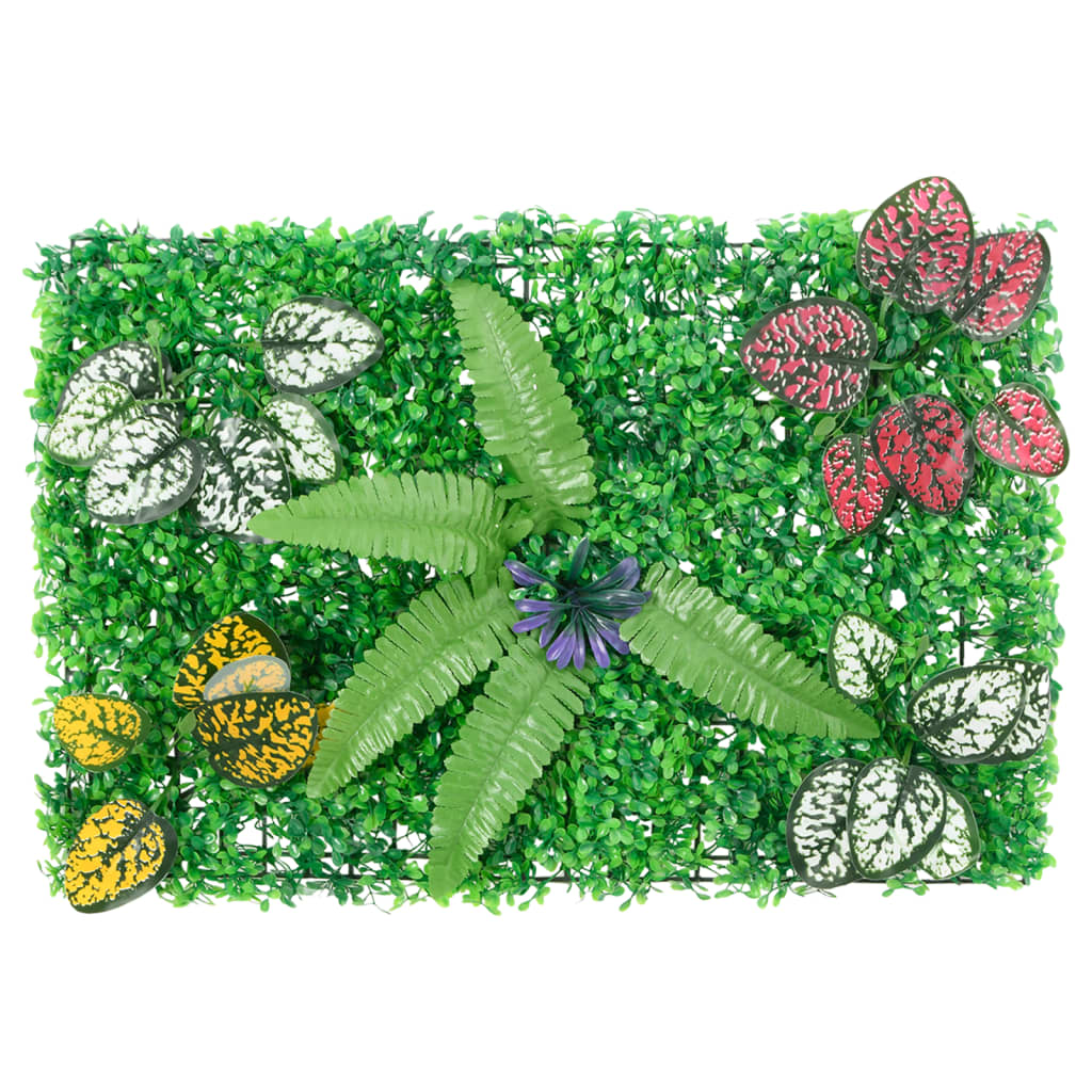 vidaXL Valla de plantas artificiales 6 unidades verde 40x60 cm