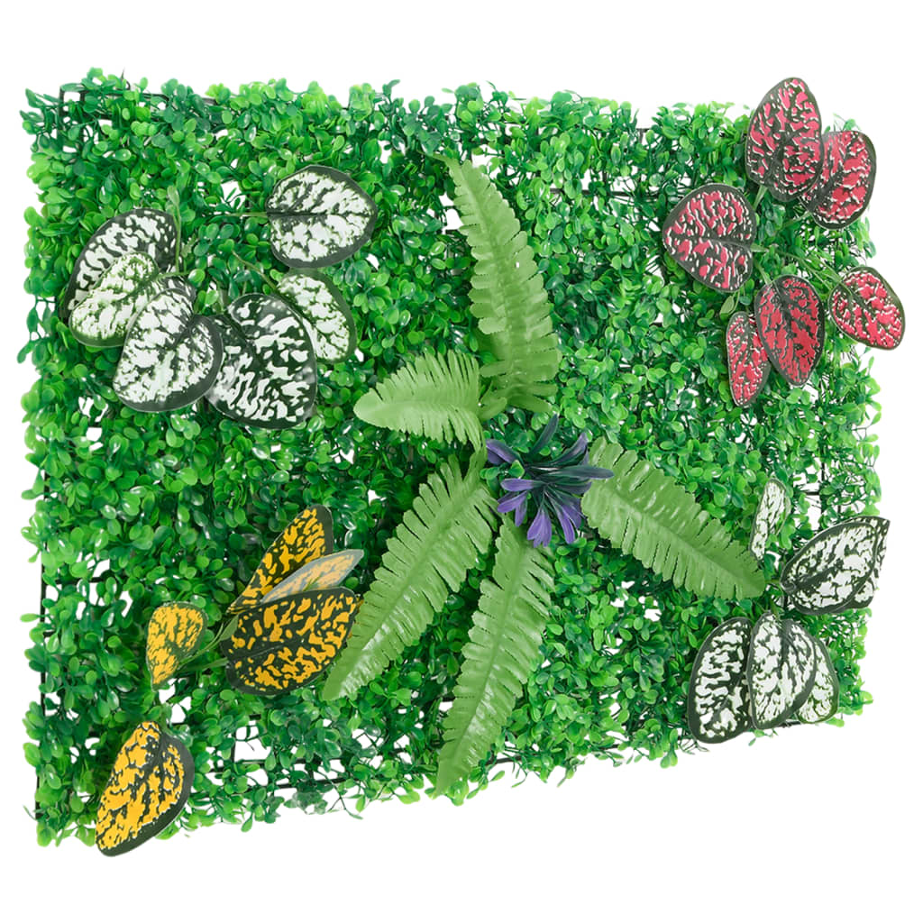 vidaXL Valla de plantas artificiales 6 unidades verde 40x60 cm