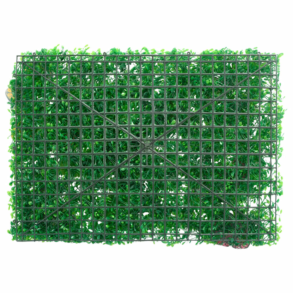 vidaXL Valla de plantas artificiales 6 unidades verde 40x60 cm