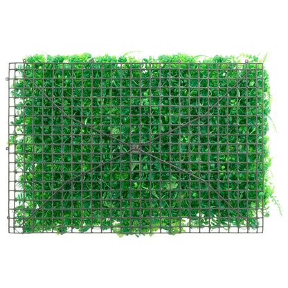 vidaXL Valla de hojas de helecho artificiales 6 unidades verde 40x60 cm