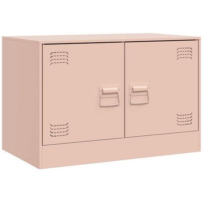 Meubles TV 2 pcs rose 67x39x44 cm acier