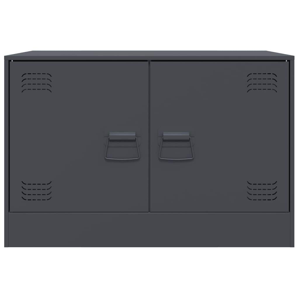 Meubles TV 2 pcs anthracite 67x39x44 cm acier