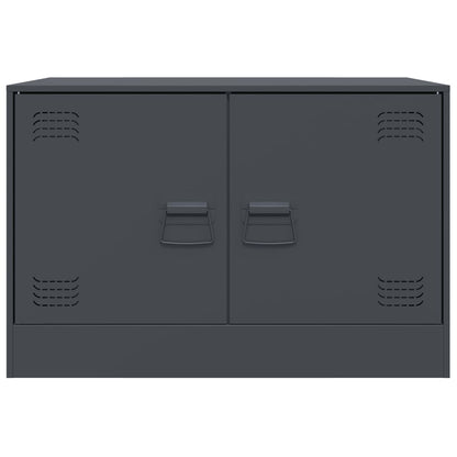 Meubles TV 2 pcs anthracite 67x39x44 cm acier