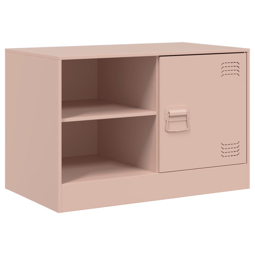 Meubles TV 2 pcs rose 67x39x44 cm acier