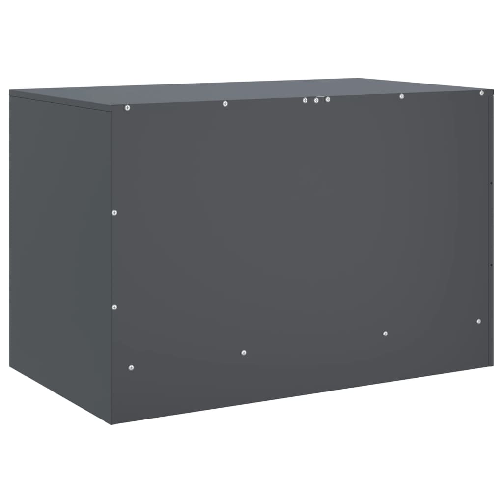 Meubles TV 2 pcs anthracite 67x39x44 cm acier