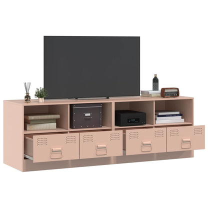 Meubles TV 2 pcs rose 67x39x44 cm acier