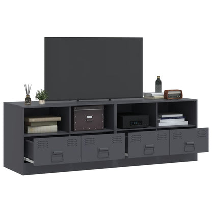 Meubles TV 2 pcs anthracite 67x39x44 cm acier