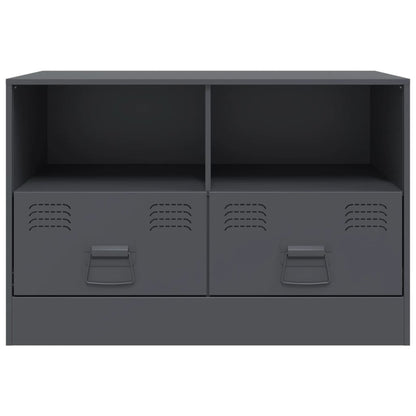 Meubles TV 2 pcs anthracite 67x39x44 cm acier