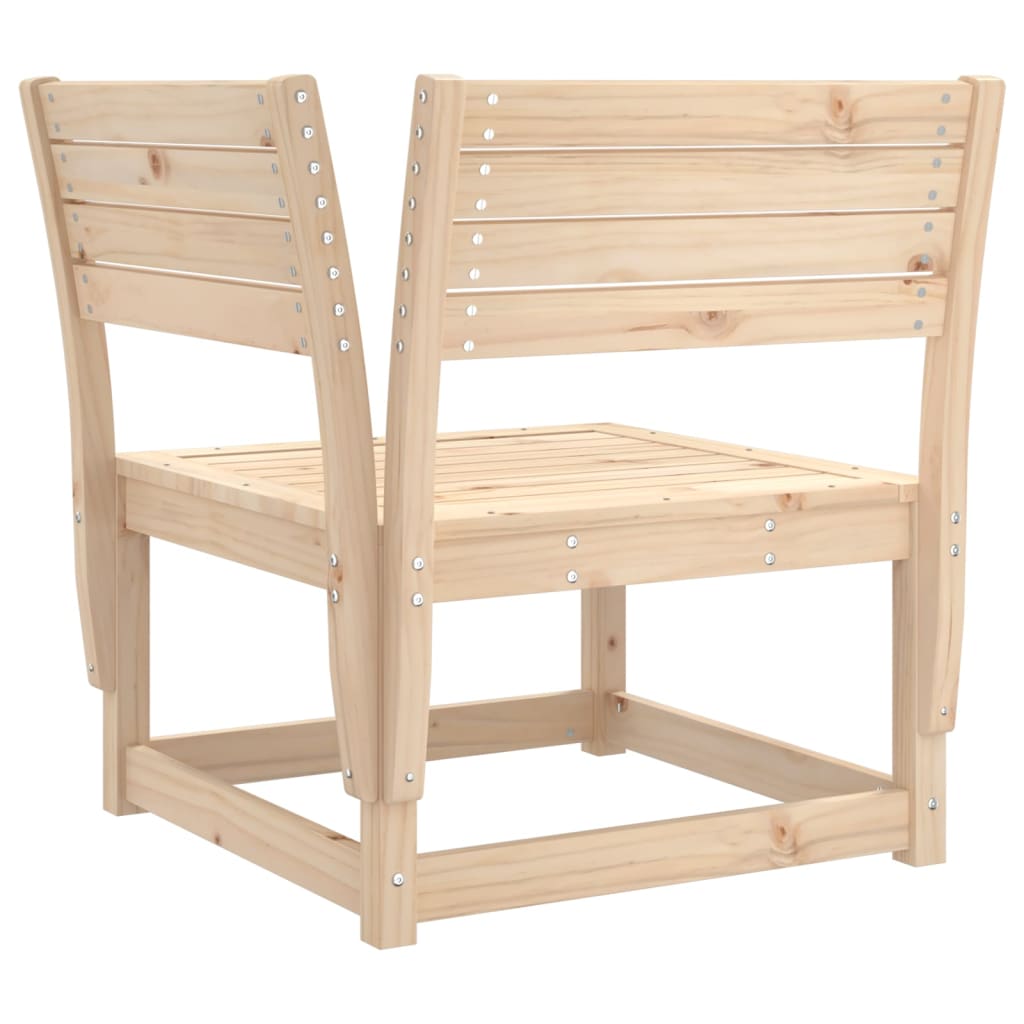 Canapé d'angle de jardin 73x73x78cm bois pin massif