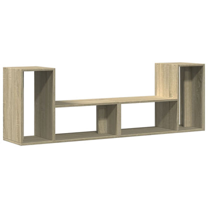 Meubles TV 2 pcs chêne sonoma 75x30x50 cm bois d'ingénierie