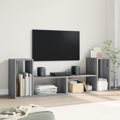 Meubles TV 2 pcs sonoma gris 75x30x50 cm bois d'ingénierie