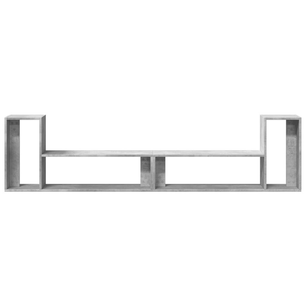 Meubles TV 2 pcs gris béton 100x30x50 cm bois d'ingénierie