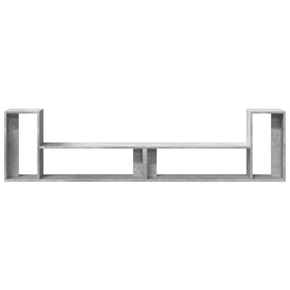 Meubles TV 2 pcs gris béton 100x30x50 cm bois d'ingénierie