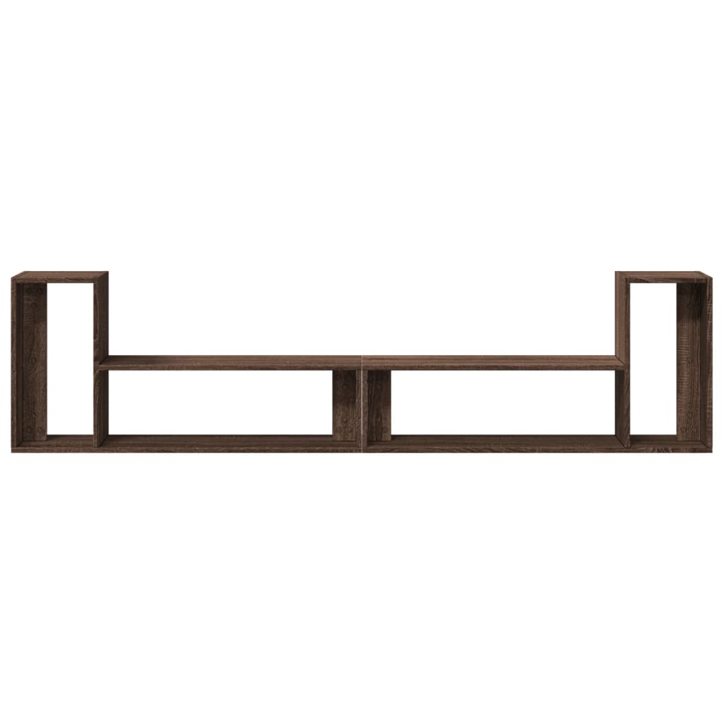 Meubles TV 2 pcs chêne marron 100x30x50 cm bois d'ingénierie