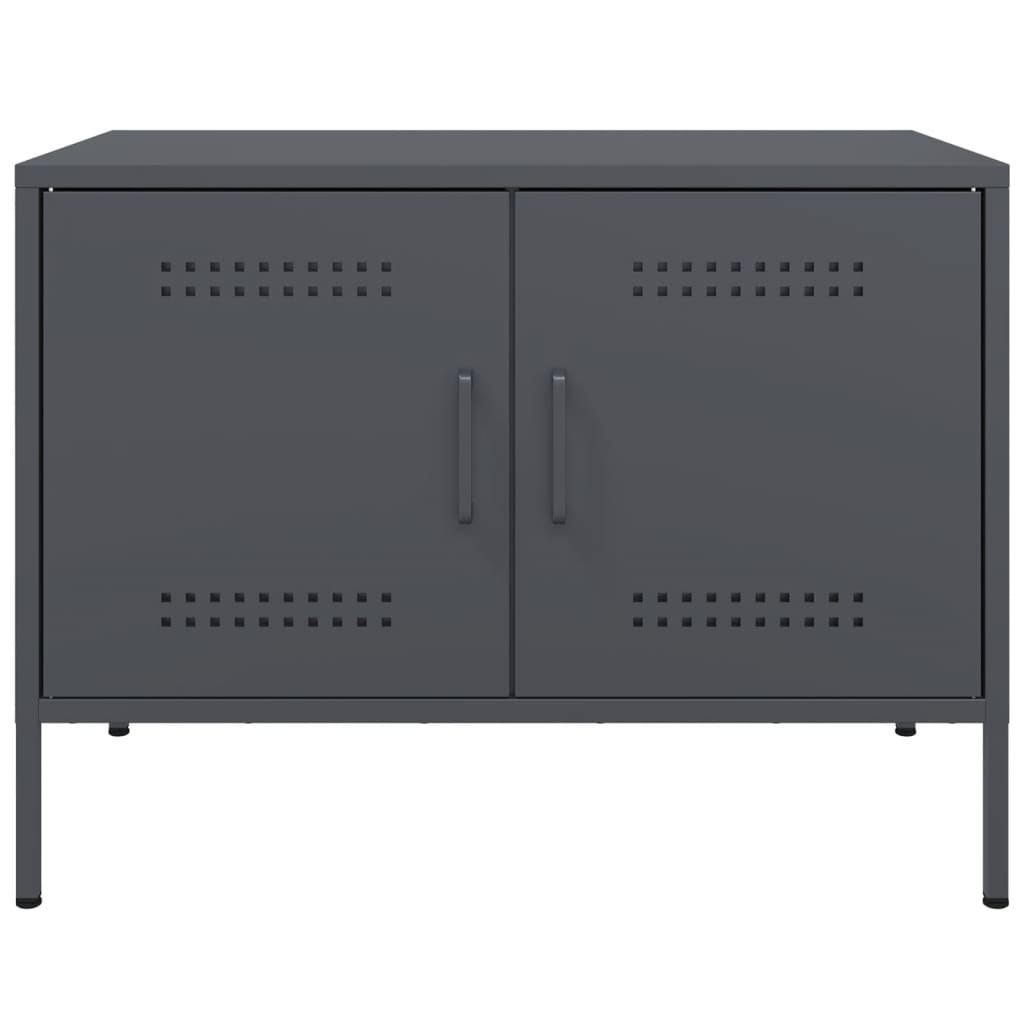 Meubles TV 2 pcs anthracite 68x39x50,5 cm acier