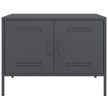 Meubles TV 2 pcs anthracite 68x39x50,5 cm acier