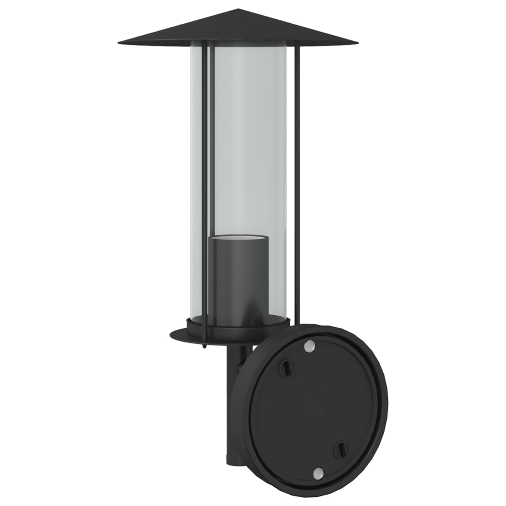 Black stainless steel outdoor wall light