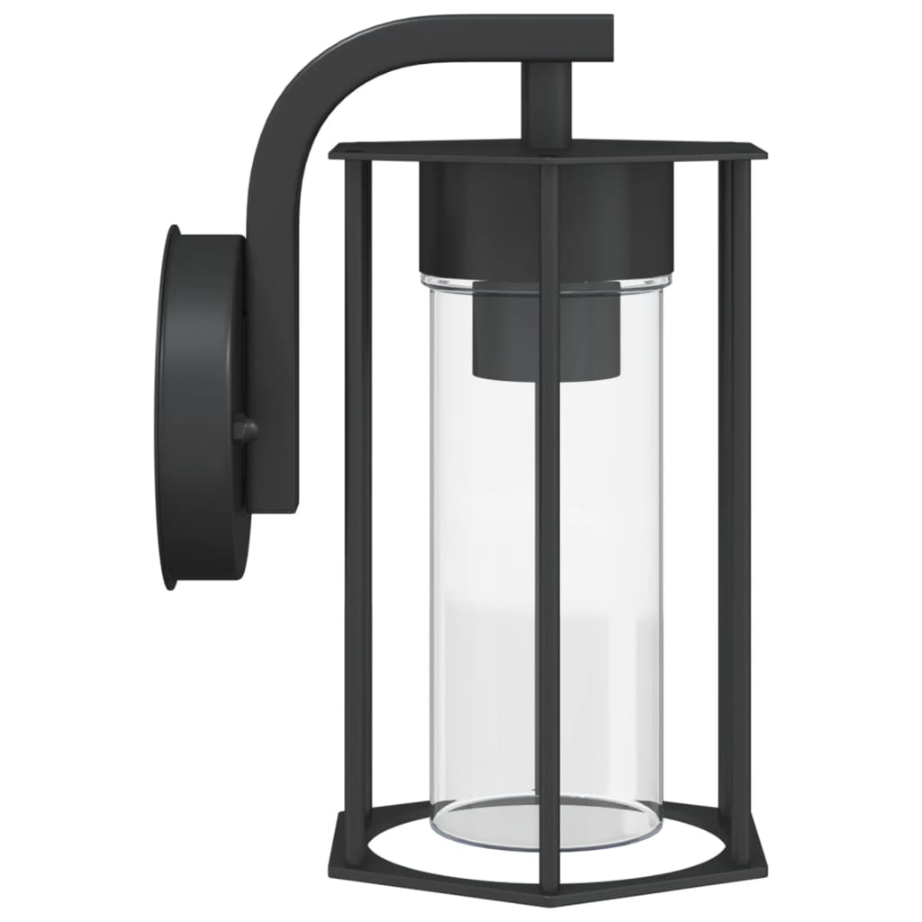 Black stainless steel outdoor wall light